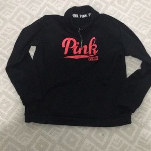 Pink half zip